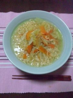 野菜たっぷりインスタントタンメン-レシピのメイン写真