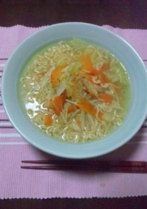 野菜たっぷりインスタントタンメン-レシピのメイン写真