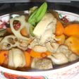 煮物 鶏と蓮根ピリ辛風