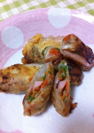 野菜たっぷり春巻き✪*　-レシピのメイン写真