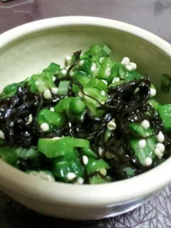 ☆オクラと塩こんぶの和え物☆-レシピのメイン写真