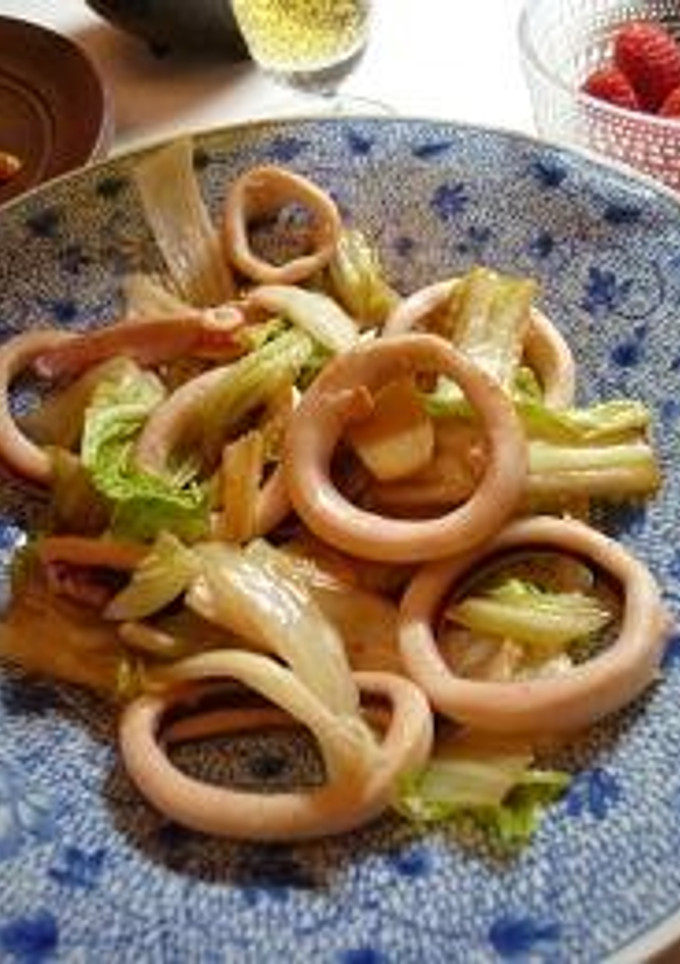 白菜といかのオイスター炒め☆-レシピのメイン写真