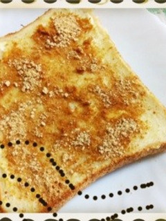 簡単*豆腐きなこのトースト-レシピのメイン写真