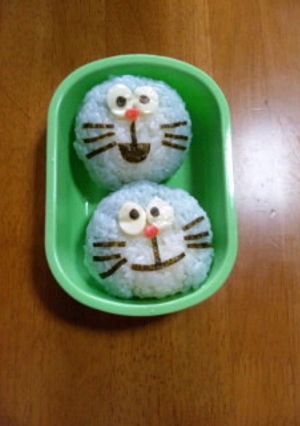 キャラ弁★ドラえもんおにぎり★-レシピのメイン写真