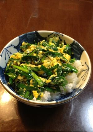 ❦ニラ卵丼❦-レシピのメイン写真