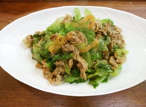 超簡単！レタスと豚肉のオイスター炒め☆-レシピのメイン写真