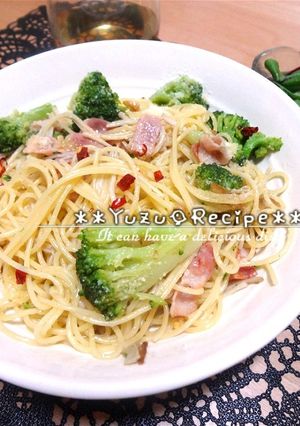 ブロッコリーとベーコンの春色パスタ＊＊-レシピのメイン写真