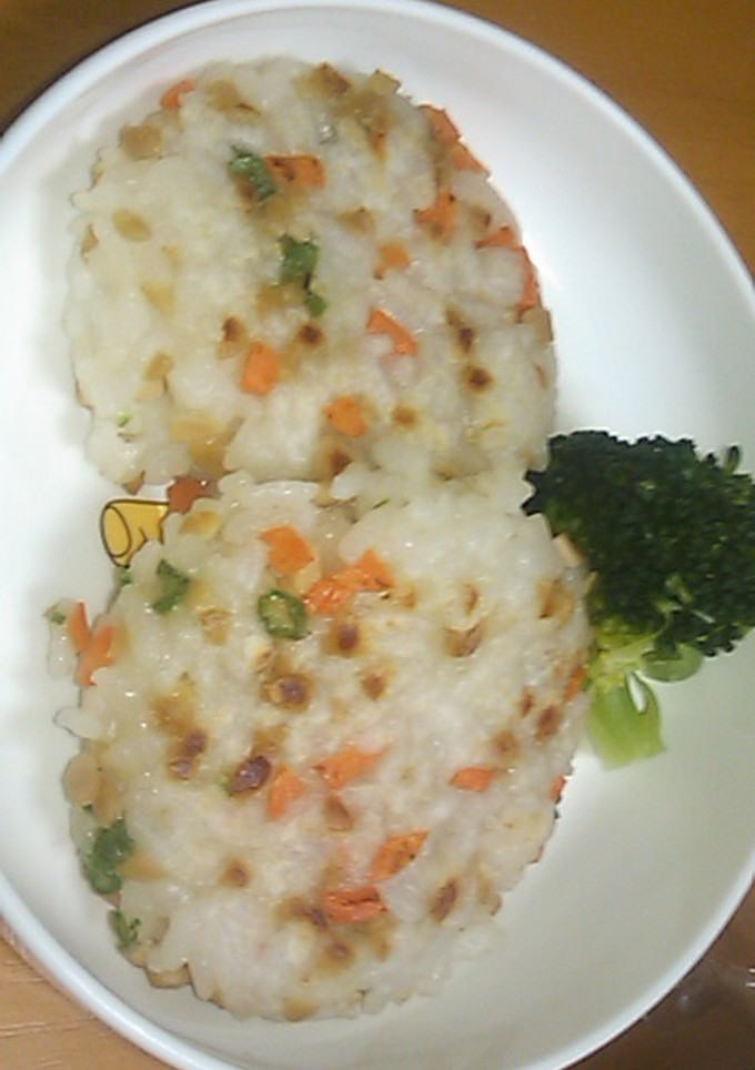 幼児食：野菜と納豆のお焼き-レシピのメイン写真