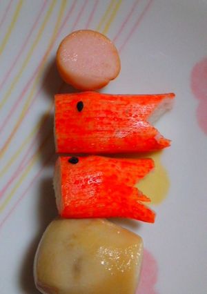 カニカマでこいのぼり♪-レシピのメイン写真
