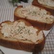 カッテージチーズ&たらこのバケットのせ☆