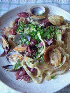 ホタルイカとあさりのパスタ-レシピのメイン写真
