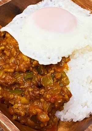 夏野菜で簡単☆最高のキーマカレー-レシピのメイン写真