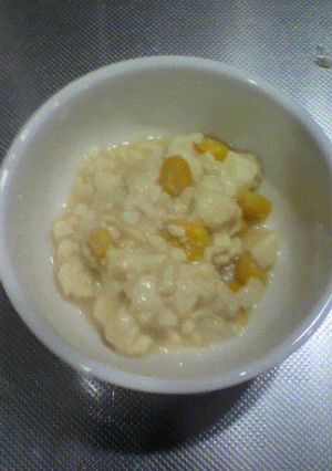 簡単！豆腐とコーンのまぜまぜ離乳食-レシピのメイン写真