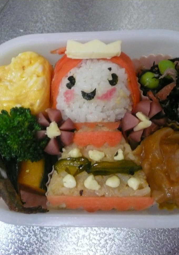 幼稚園!わが家のお弁当　お姫様-レシピのメイン写真