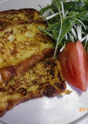 お手軽♪朝食向けフレンチトースト-レシピのメイン写真