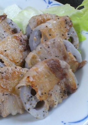 ☆ﾚﾝｺﾝの肉巻き☆-レシピのメイン写真