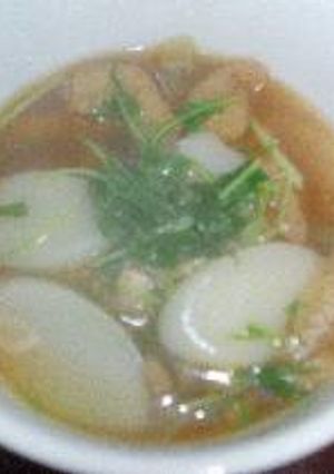 トック（韓国のお餅）で日本のお雑煮風！？-レシピのメイン写真