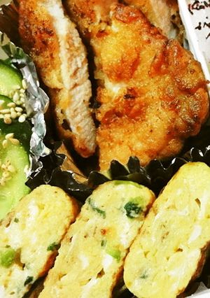 ＊お弁当に*ネギ入り厚焼き卵＊-レシピのメイン写真
