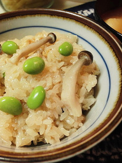 和風だしで簡単*しめじと枝豆のおこわ-レシピのメイン写真