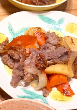 ハニーマスタード肉じゃが-レシピのメイン写真