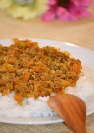 材料8つで簡単!手が込んだ風ドライカレー-レシピのメイン写真