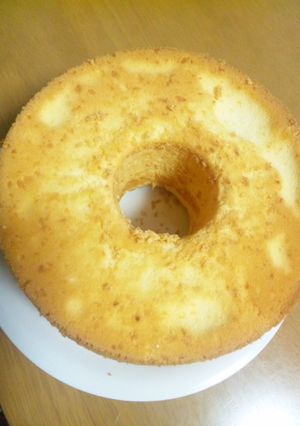 クリームチーズのシフォンケーキ♪-レシピのメイン写真