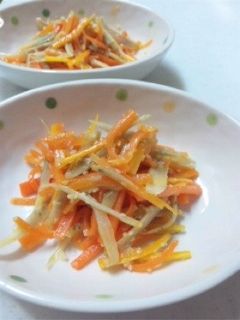 塩麹でごぼうと人参のきんぴら-レシピのメイン写真