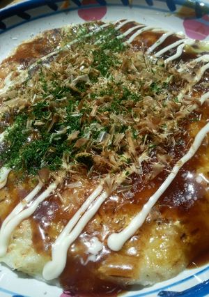 カリッモチッ☆お餅で簡単極上お好み焼き☆-レシピのメイン写真