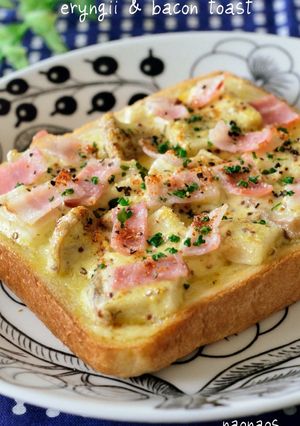 エリンギのマヨトースト*Wマスタード*-レシピのメイン写真