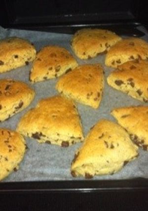 簡単チョコチップスコーン・スタバ風-レシピのメイン写真