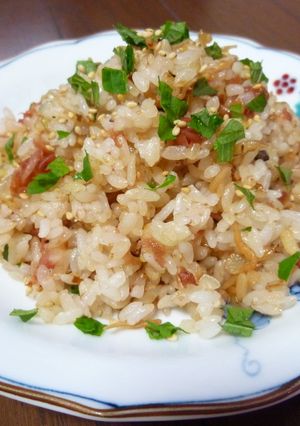 梅じゃこ炒飯(≧∇≦)-レシピのメイン写真