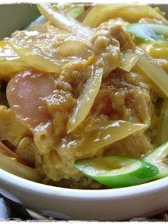 +ウィンナーで卵丼+-レシピのメイン写真