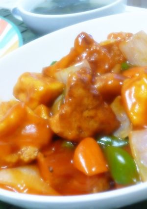 高野豆腐de似非、だけど美味しい酢豚-レシピのメイン写真
