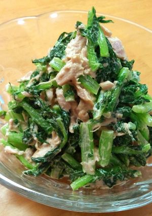 大根葉のツナマヨポン-レシピのメイン写真