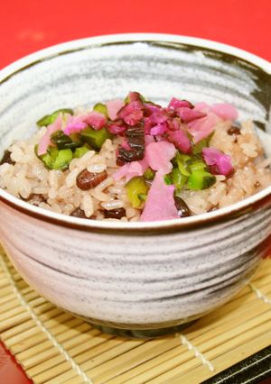 花見赤飯-レシピのメイン写真