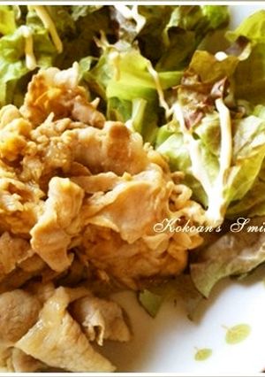 レモン風味の豚小間切れ肉のしょうが焼き-レシピのメイン写真