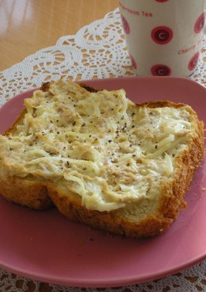 朝食に♬簡単♬ツナと玉ねぎのマヨトースト-レシピのメイン写真