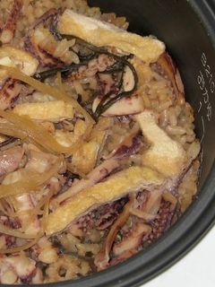 イカ下足ご飯(炊き込みご飯)-レシピのメイン写真