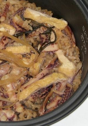 イカ下足ご飯（炊き込みご飯）-レシピのメイン写真