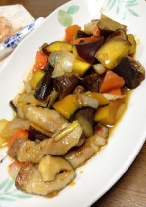 野菜たっぷり豚バラ根菜黒酢酢豚。-レシピのメイン写真