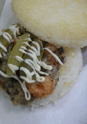 ライスバーガー海老マヨケッパーかき揚げ-レシピのメイン写真