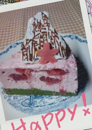 簡単！ゼリエースで苺レアチーズケーキ-レシピのメイン写真