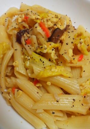 中華風たまごパスタ-レシピのメイン写真