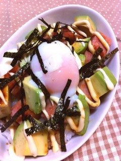 甘タレが美味しい アボカド スパム丼-レシピのメイン写真