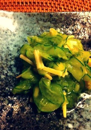 生姜ときゅうりの酢の物-レシピのメイン写真