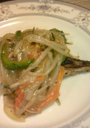 かなるンちの塩麹アジの野菜あんかけ-レシピのメイン写真