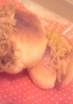 簡単！親子で一緒にジャンボ焼きそばパン♪-レシピのメイン写真