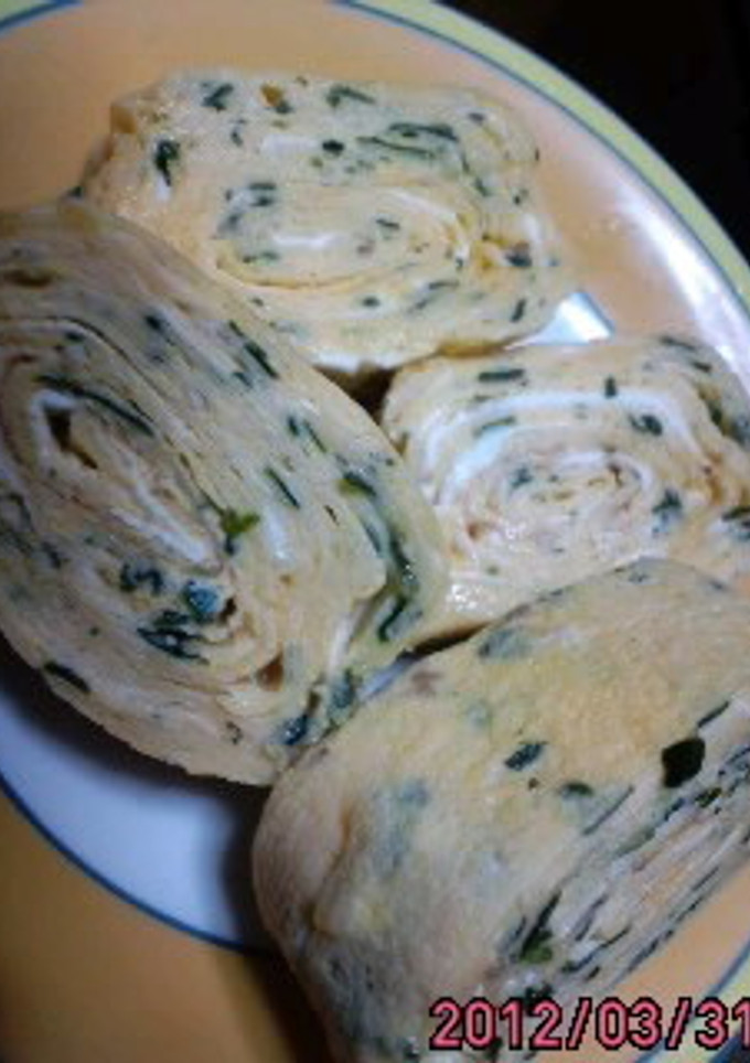 混ぜ込みわかめで☆美味しい卵焼き♪-レシピのメイン写真