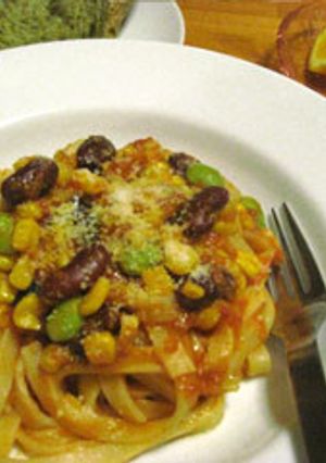 マメマメしいまるごと野菜パスタ-レシピのメイン写真