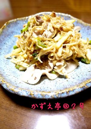 大根だらけの豚肉炒め♡-レシピのメイン写真